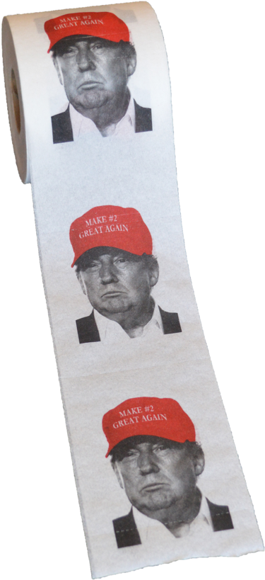 Donald Trump Toilet Paper - Donald Trump (683x1024), Png Download