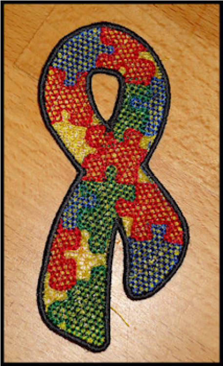 Autism Ribbon Fsl - Illustration (750x750), Png Download