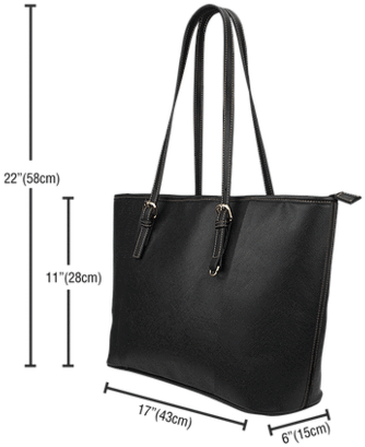 Autism Awareness Large Leather Tote - Small Leather Tote Bag (600x472), Png Download
