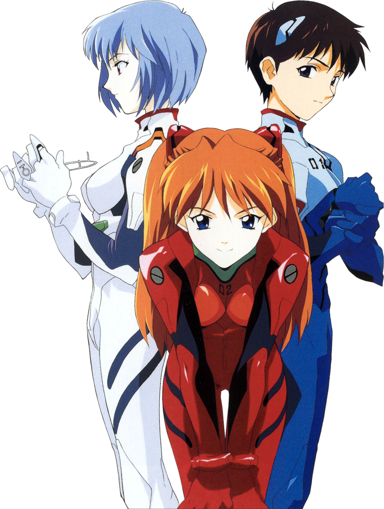 Neon Genesis Evangelion - Neon Genesis Evangelion Main Character (755x1000), Png Download