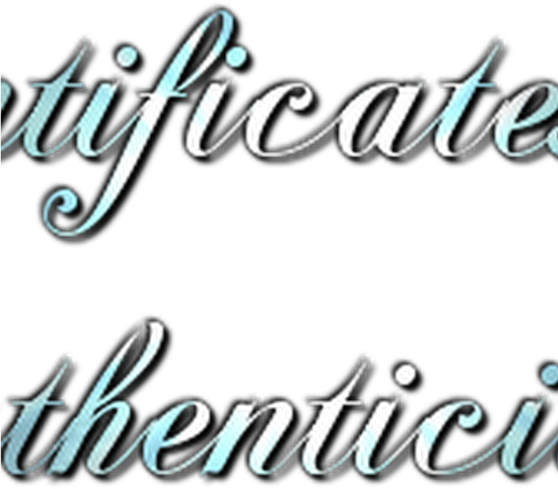 How To Create A Vintage, Rust, Aged And Crackle Effect - Certificate Of Authenticity (800x800), Png Download