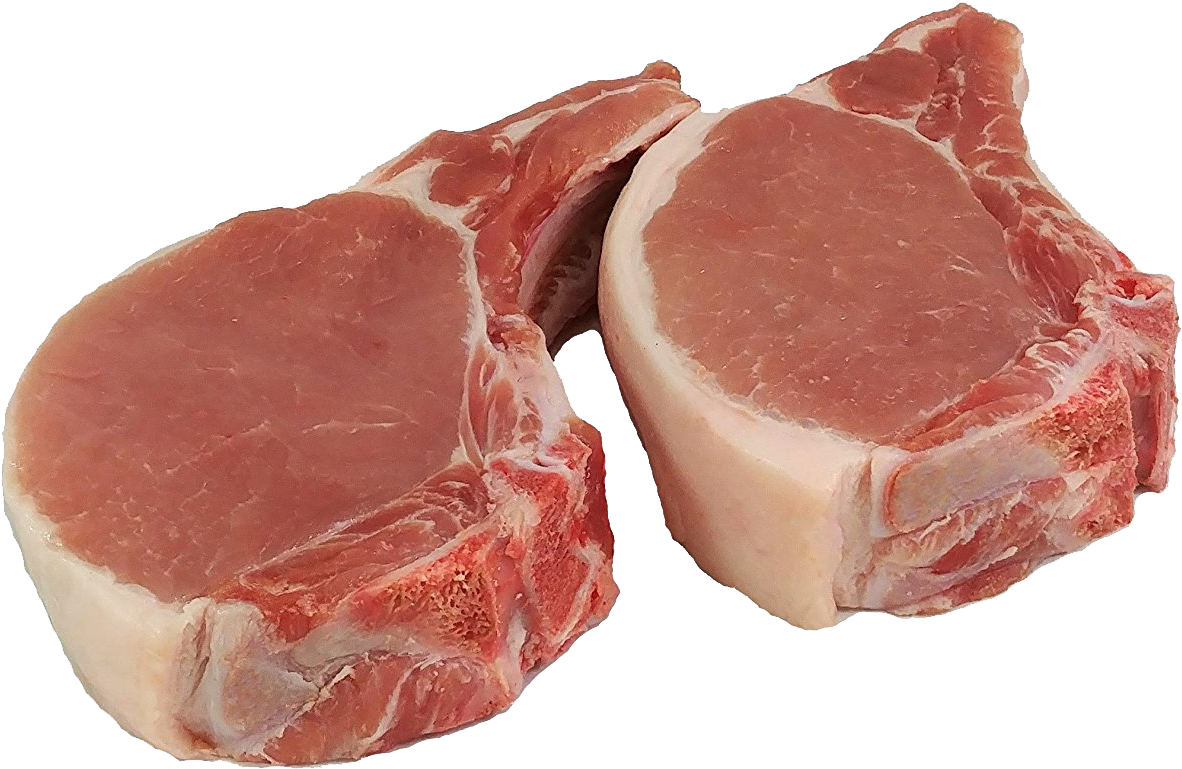 Frank And Sal Chefs Choice Thick Cut Pork Chops Shipping - Pork Chop (1282x872), Png Download