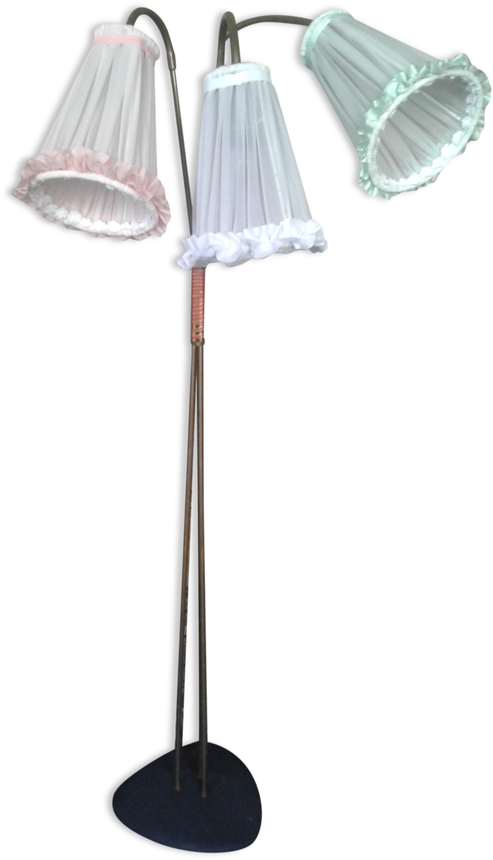 Floor Lamp Lily Vintage Of The 1950s - 1950s (1457x1457), Png Download