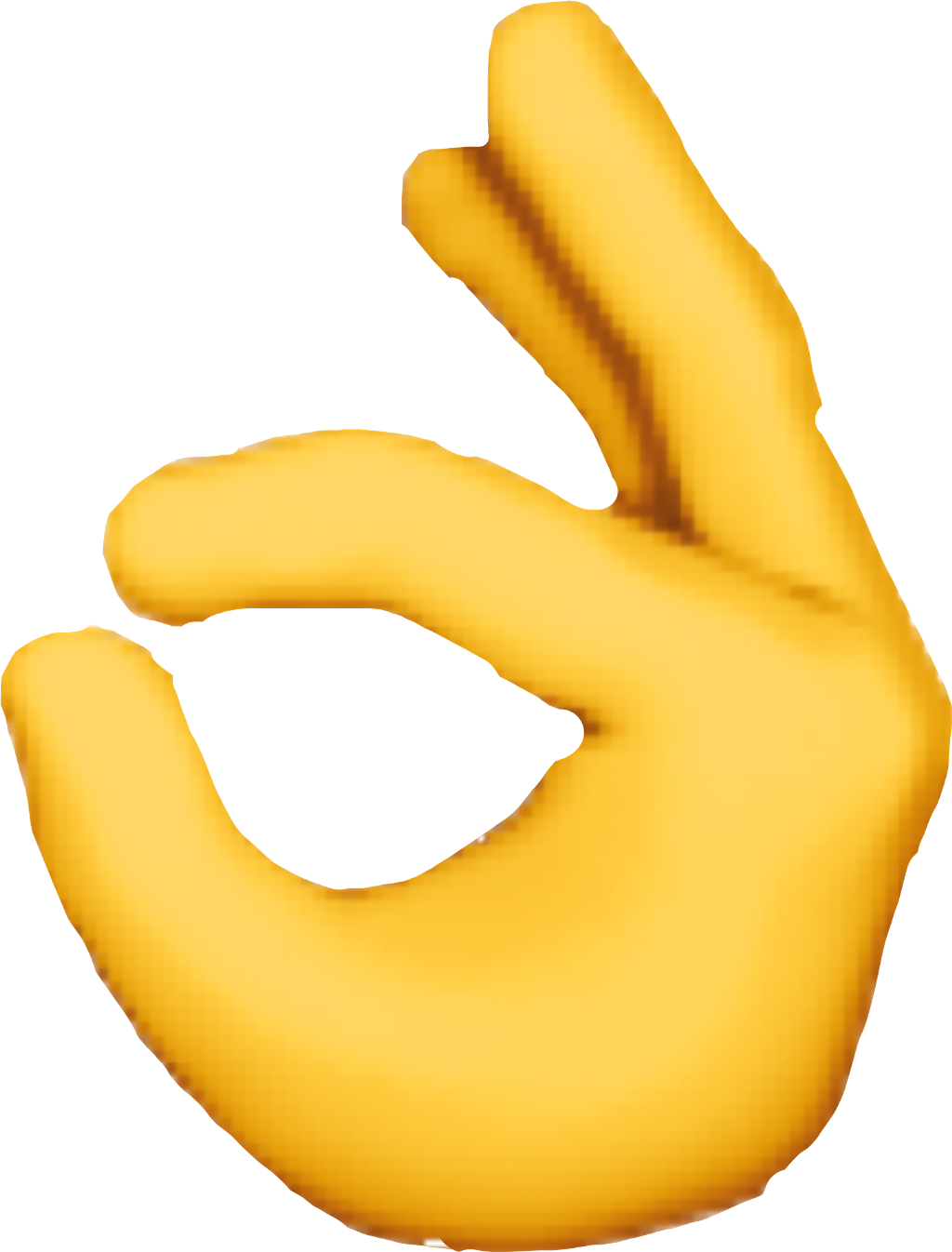 Report Abuse - Transparent Background Ok Hand Emoji (1024x1346), Png Download