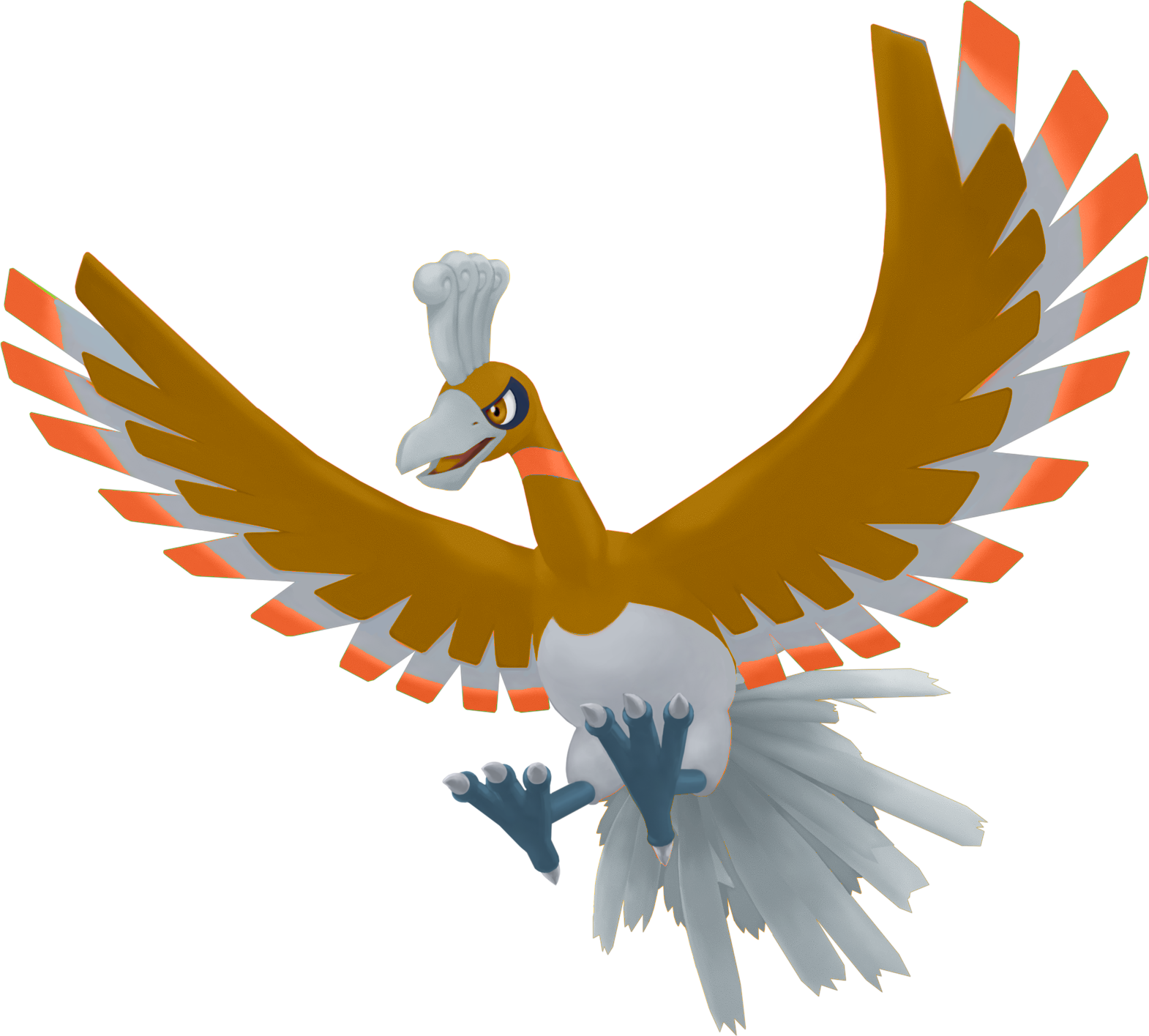 250 Ho-oh Gi Shiny - Articuno Zapdos Y Moltres Lugia Pokemon Go (1570x1415), Png Download