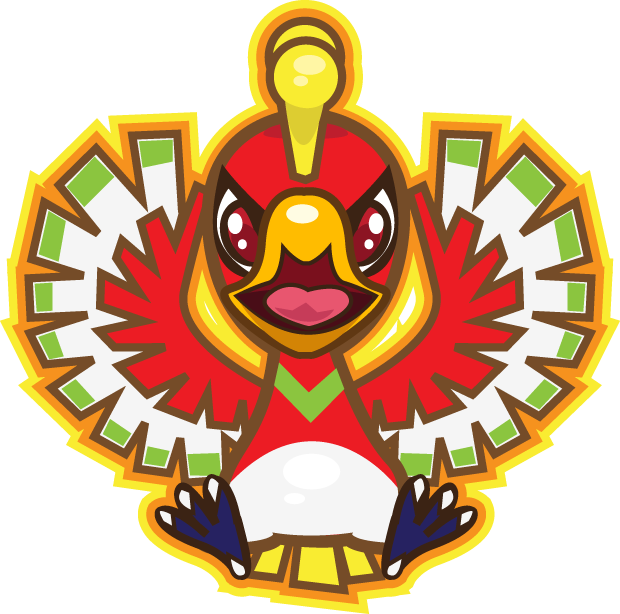 Ho-oh - Pokémon (620x614), Png Download