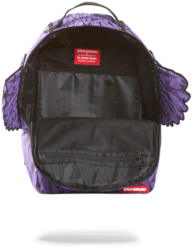 Sprayground 3m Purple Wings Adult Laptop Urban Backpack - Bag (500x638), Png Download