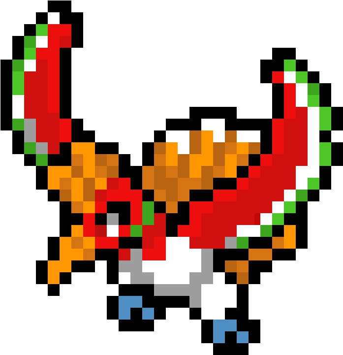 Ho Oh - Ho Oh Pixel Art (1200x1200), Png Download