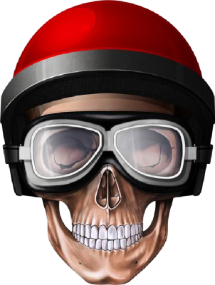 Pirate Bandana Png Funny Pirate Skull Pricing Free - Skull (302x400), Png Download