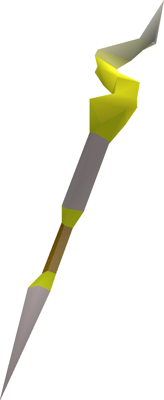 Like The Other Two God Staves, The Guthix Staff Requires - Wiki (531x1289), Png Download