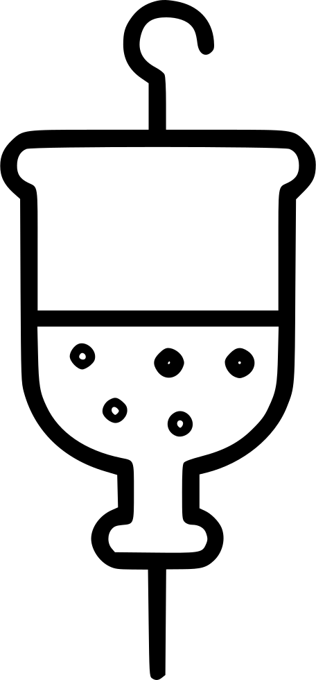 Iv Bag - - Iv Bag Cartoon Transparent (456x980), Png Download