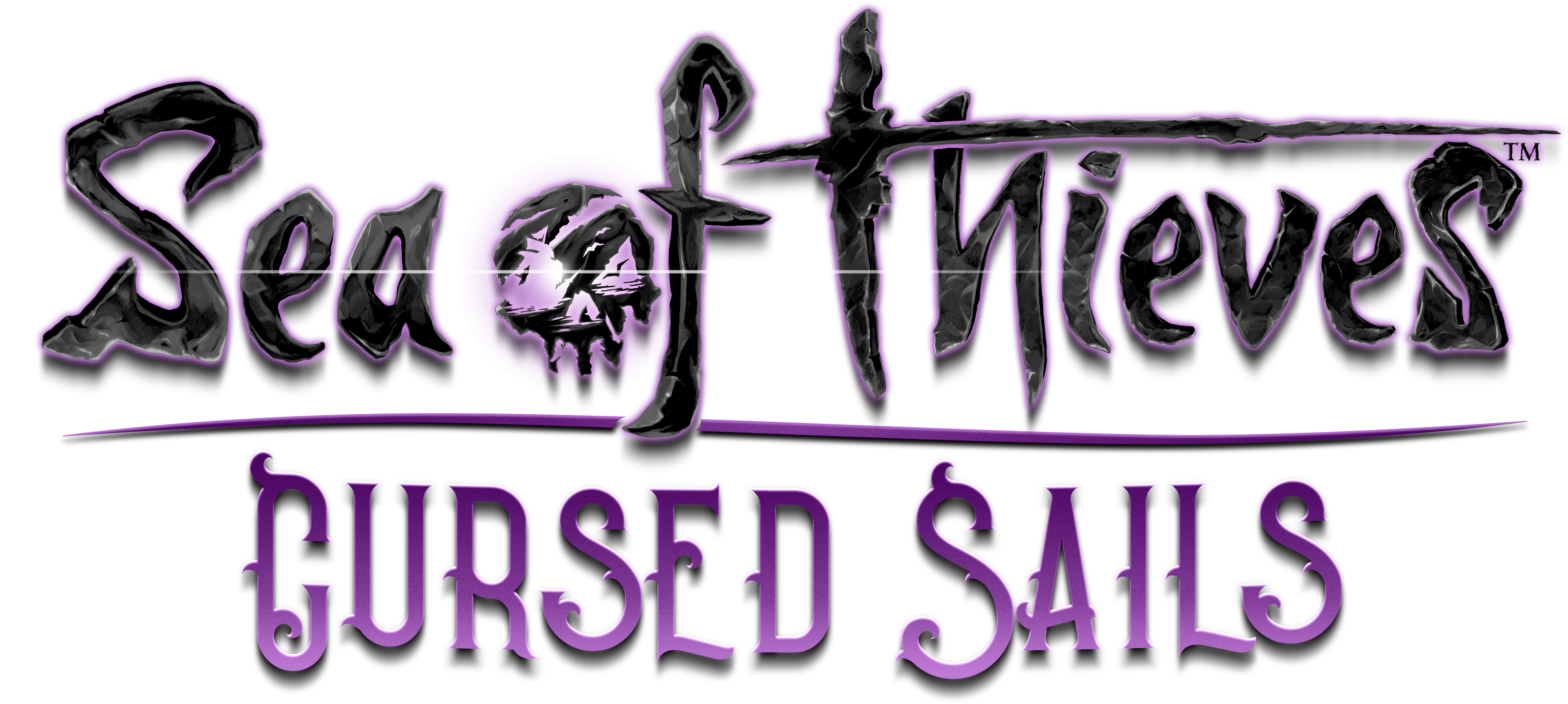 The Cursed Sails Will Drape Over The Sea In July, Centering - Sea Of Thieves Forsaken Shores Logo (3840x2160), Png Download