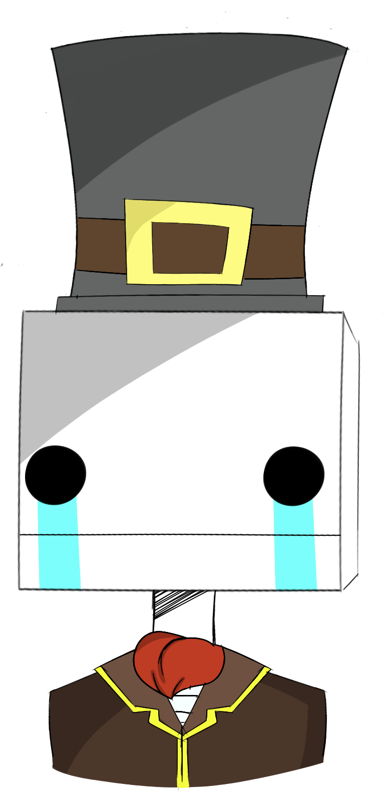 Battle Block Theater Hatty Hattington Hatty Bbt Tazzospazzo - Cartoon (1050x1900), Png Download