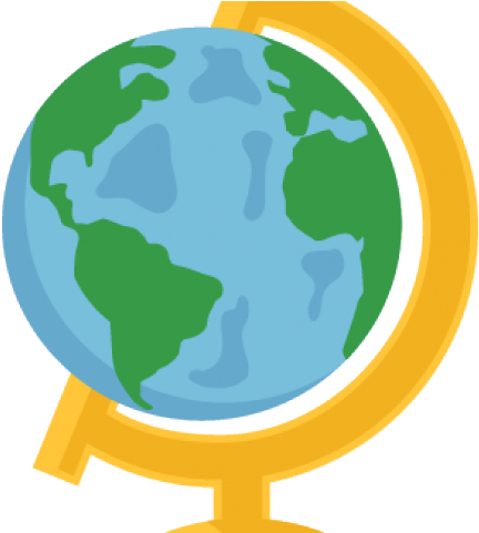 Globe Clipart Cute - Cute Globe Clipart (640x480), Png Download