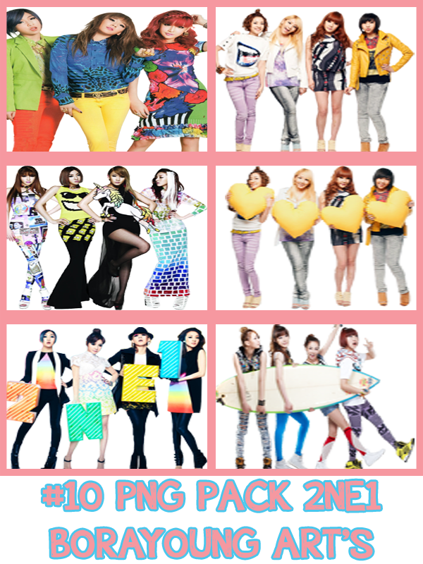 #10 Png Pack With 2ne1 - Scream [cd+dvd Limited Edition Type (600x800), Png Download