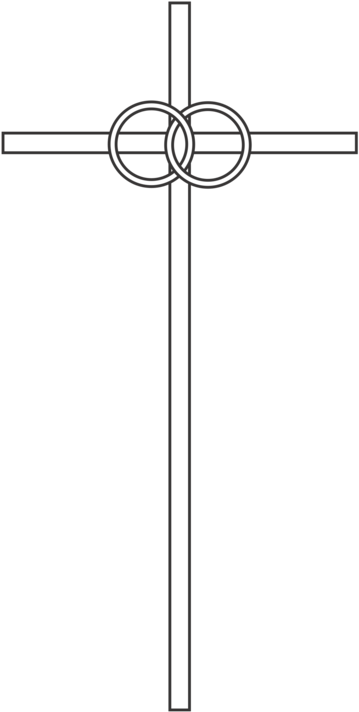 Wedding Ring Christian Cross - Wedding Ring (530x750), Png Download
