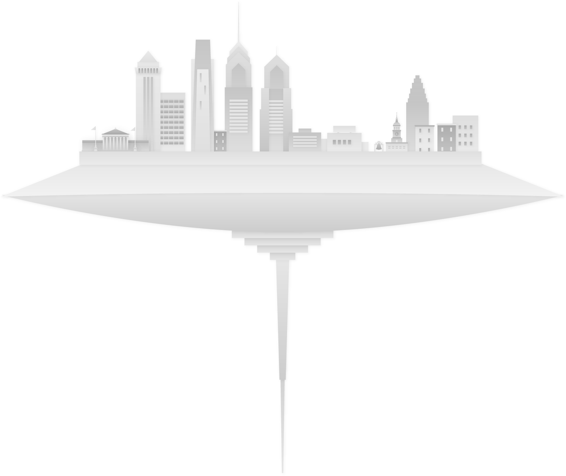 The Force Is Strong In Philadelphia - Light (1979x1802), Png Download