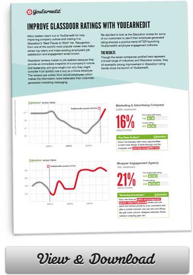 Improving Glassdoor Scores With Youearnedit - Employee Retention (500x642), Png Download