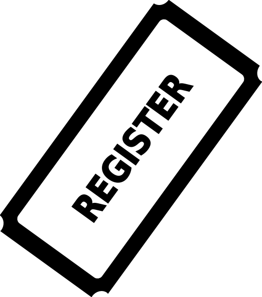 How To Set Use Register Ticket Button Svg Vector (522x593), Png Download