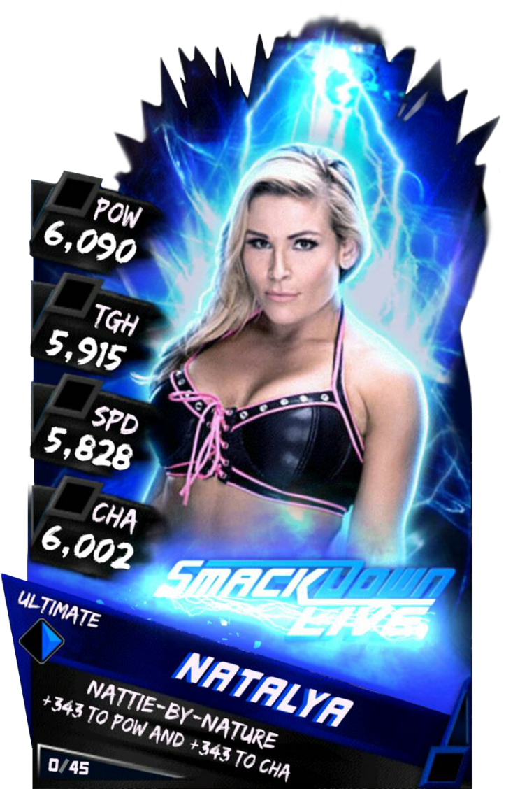 Natalya S3 14 Wrestlemania33 Christmas Supercard Natalya - Wwe Supercard John Cena Ultimate (733x1158), Png Download