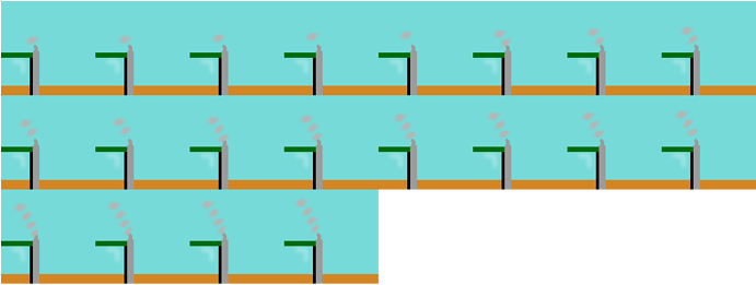 Tractor Smoke Sprite Sheet - Tractor (690x345), Png Download