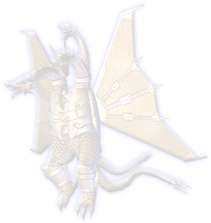 Vendors Apply Here - Mecha King Ghidorah (386x327), Png Download