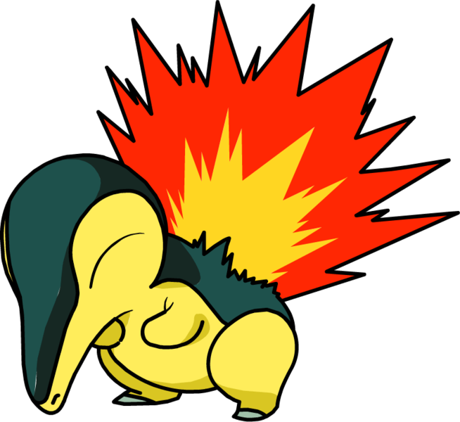 Movedex - Pokemon Cyndaquil Png (654x600), Png Download