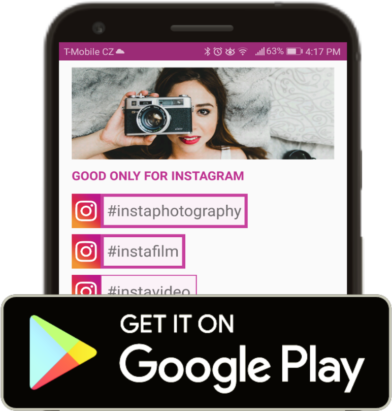 Get Hashtag Suggestions Based On Content Of Your Photos - Google Play - Gift Card, Multi (870x811), Png Download