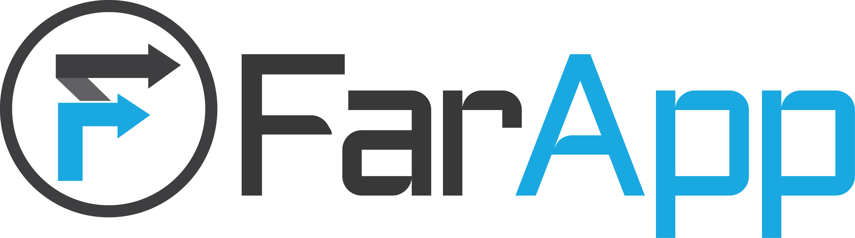 Farapp - Farapp Logo (2766x770), Png Download