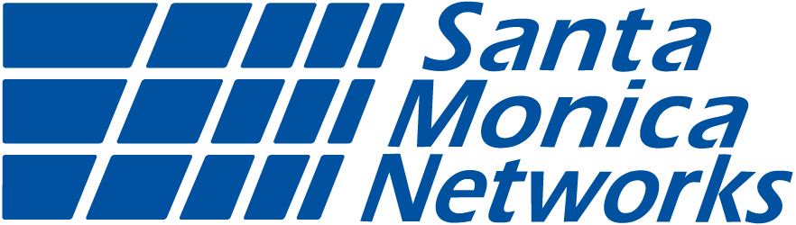 Santa Monica Networks Logo (882x250), Png Download