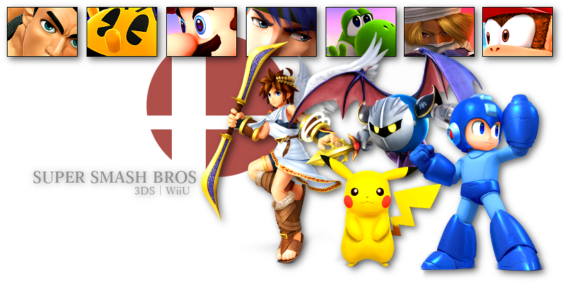Super Smash Bros - Super Smash Bros. For Nintendo 3ds And Wii U (813x421), Png Download