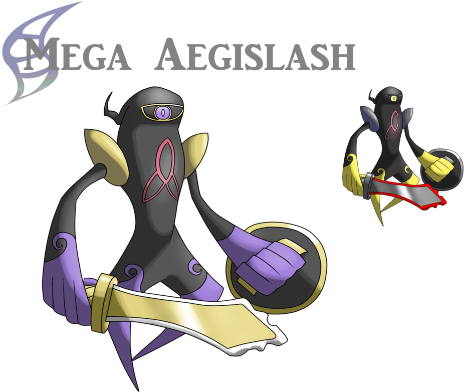 Mega Aegislash By Alphaxxi - Pokemon Aegislash Mega Evolution (1024x822), Png Download