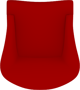 Group 18 Rojo Silla - Sillas En Png En Planta (337x378), Png Download