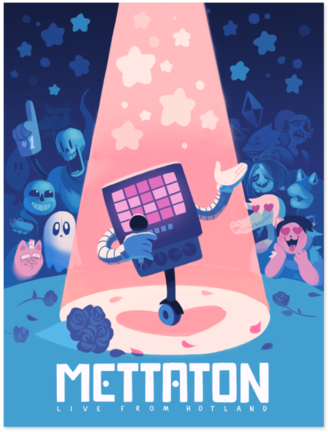 Undertale Mettaton Poster - Poster De Mettaton (480x480), Png Download