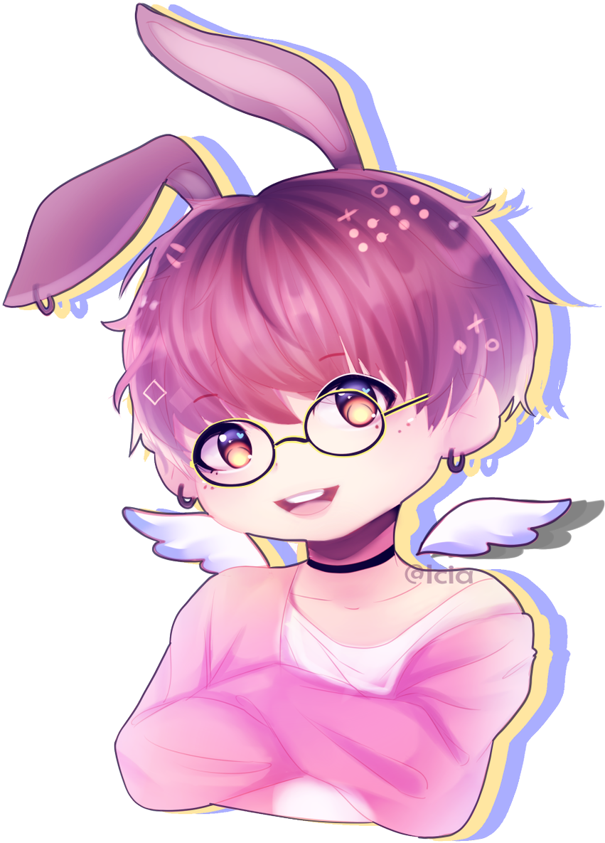 Iciaaa On Twitter - Anime Jungkook Chibi Fanart Bts Jungkook (1004x1200), Png Download