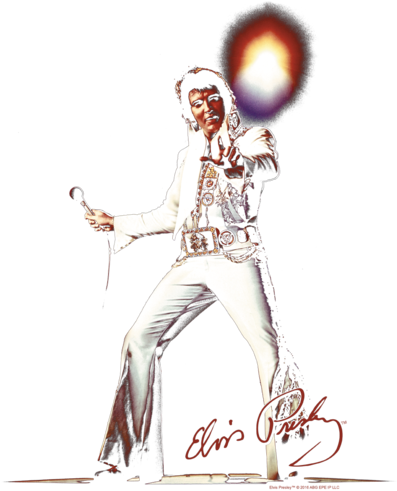 Elvis Presley Glorious Kid's T-shirt - Elvis Presley Signature (400x523), Png Download