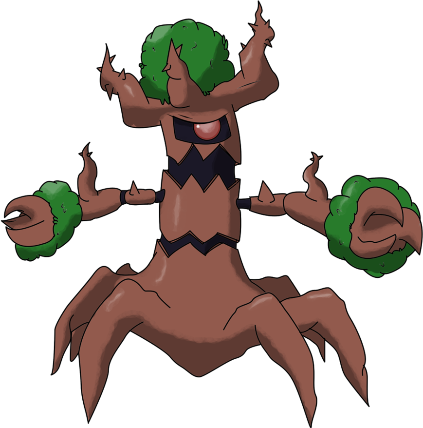 319 Kb Png - Pokemon X Tree Pokemon (911x877), Png Download