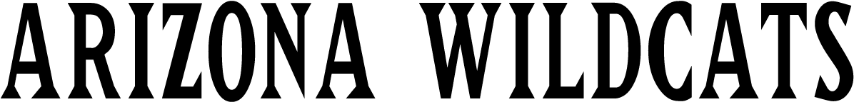 Arizona Wildcats Basketball Font (1200x300), Png Download