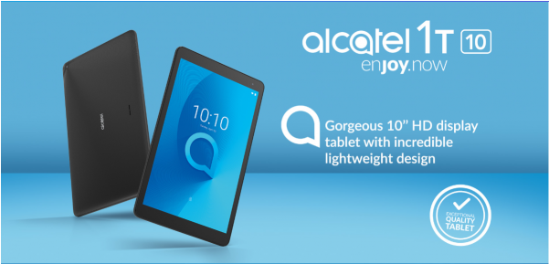 Alcatel 1t - Alcatel Phones - Mobile Phones - Phones - Alcatel 1 Series 1t 10 16 Gb - Android 8.1 (oreo) 1.3 (600x600), Png Download