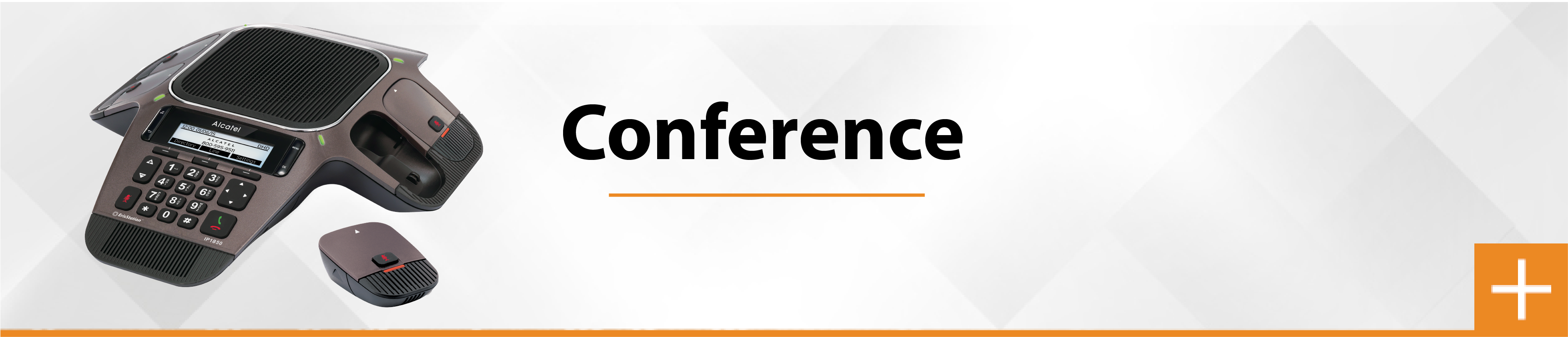 81 - Alcatel Conference Ip1850 Conference Voip Phone (3918x843), Png Download