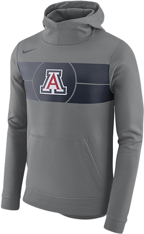 Nike College Fan Pullover Hoodie Men's Clothing Arizona - Hoodie (500x500), Png Download
