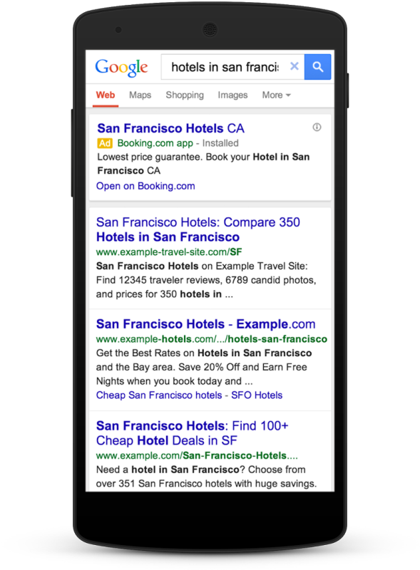 On Youtube, The App Promotion Ads Are An Enhancement - Search App Download Ad (582x873), Png Download