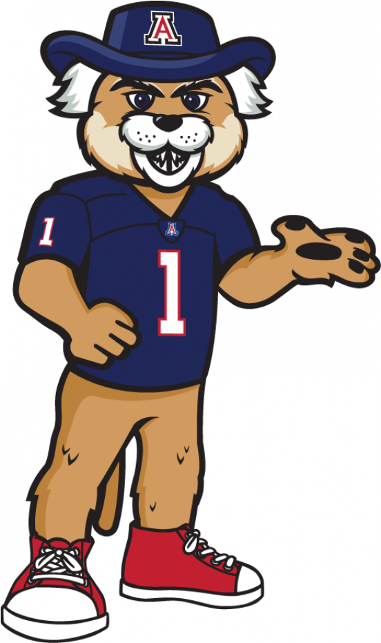 Arizona Wildcats Iron Ons - Arizona Wildcats Mascot Logo (750x930), Png Download