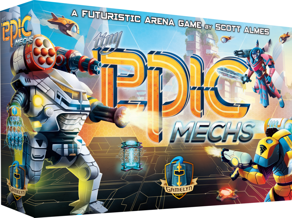 Tiny Epic Mechs Retail (1000x745), Png Download