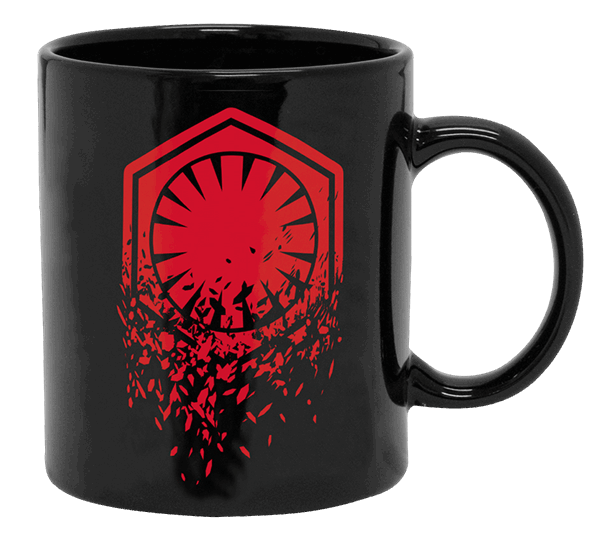 Star Wars Coffee Mug The First Order Black Mug (600x600), Png Download