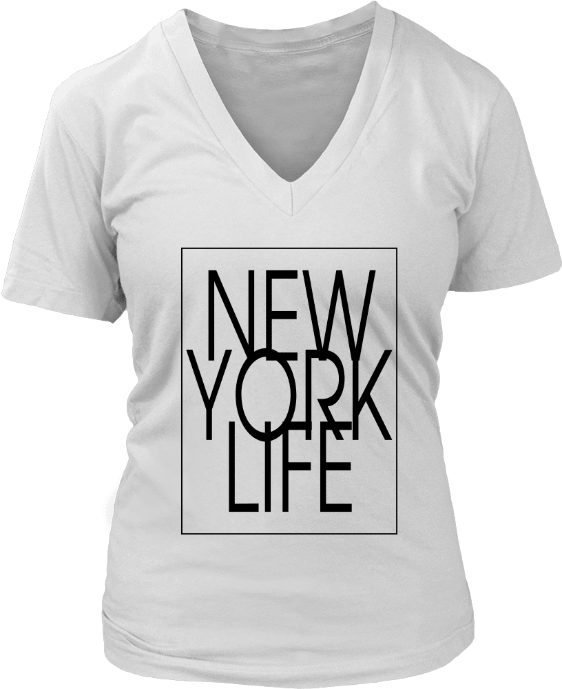 Hillary For Prison 2016 (ladies) - Ladies V-neck Tee (1000x1000), Png Download