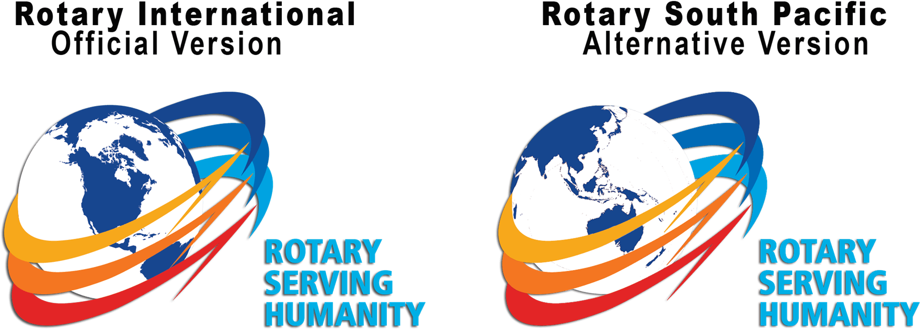 Rotary International President Logo 6 By Michelle - Rotary Serving Humanity Logo (1980x749), Png Download