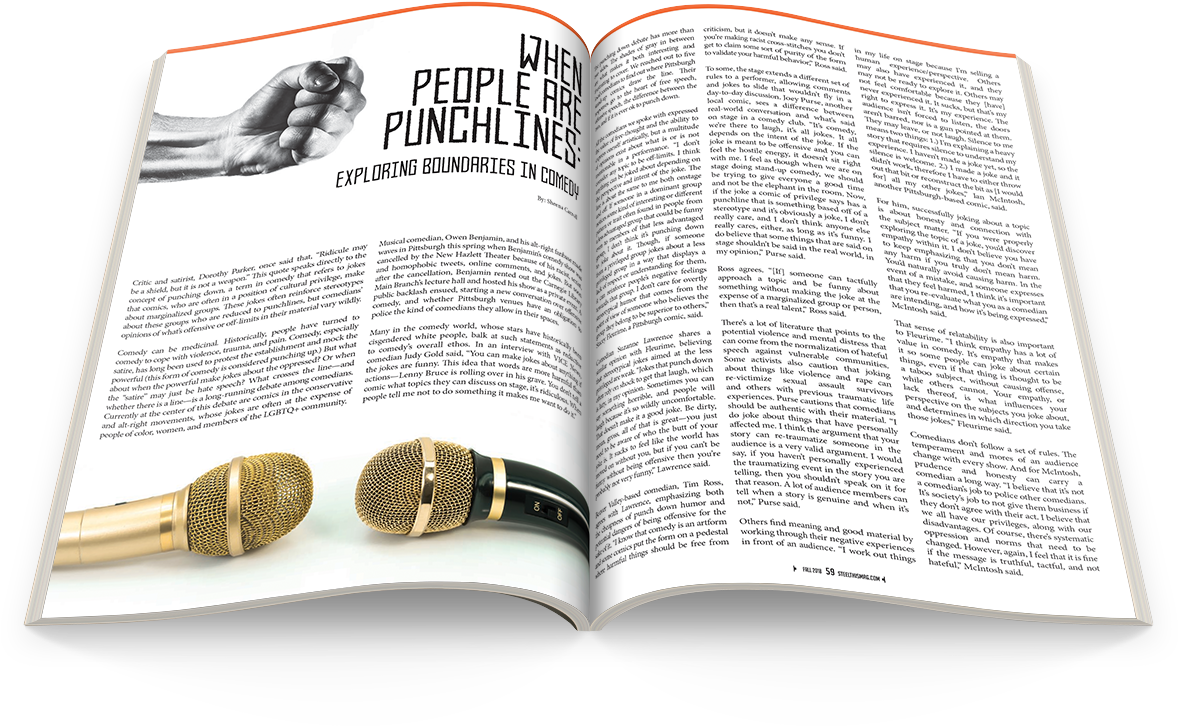 When People Are Punchlines - Magazine (670x500), Png Download