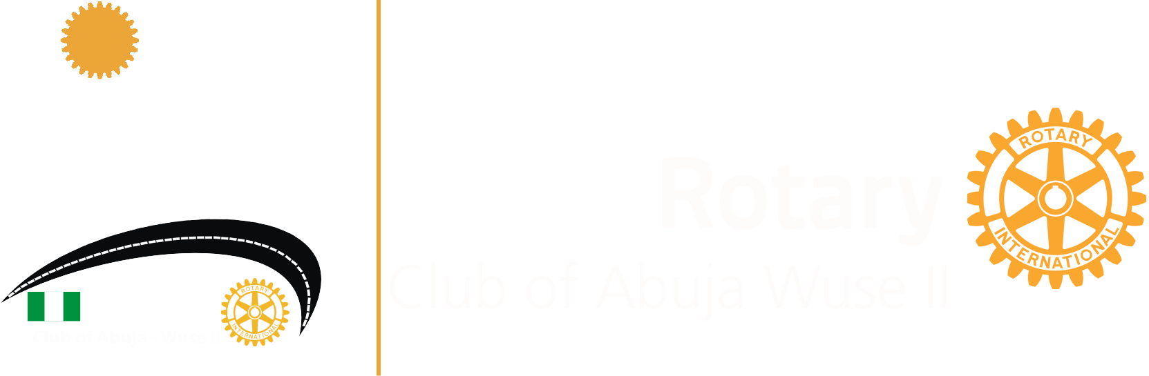 Rotary Club Of Abuja- Wuse Ii - Rotary International (1663x545), Png Download