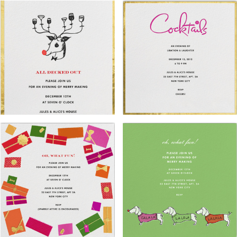 Kate Spade Paperless Post Holiday Evites - Paperless Post (500x500), Png Download